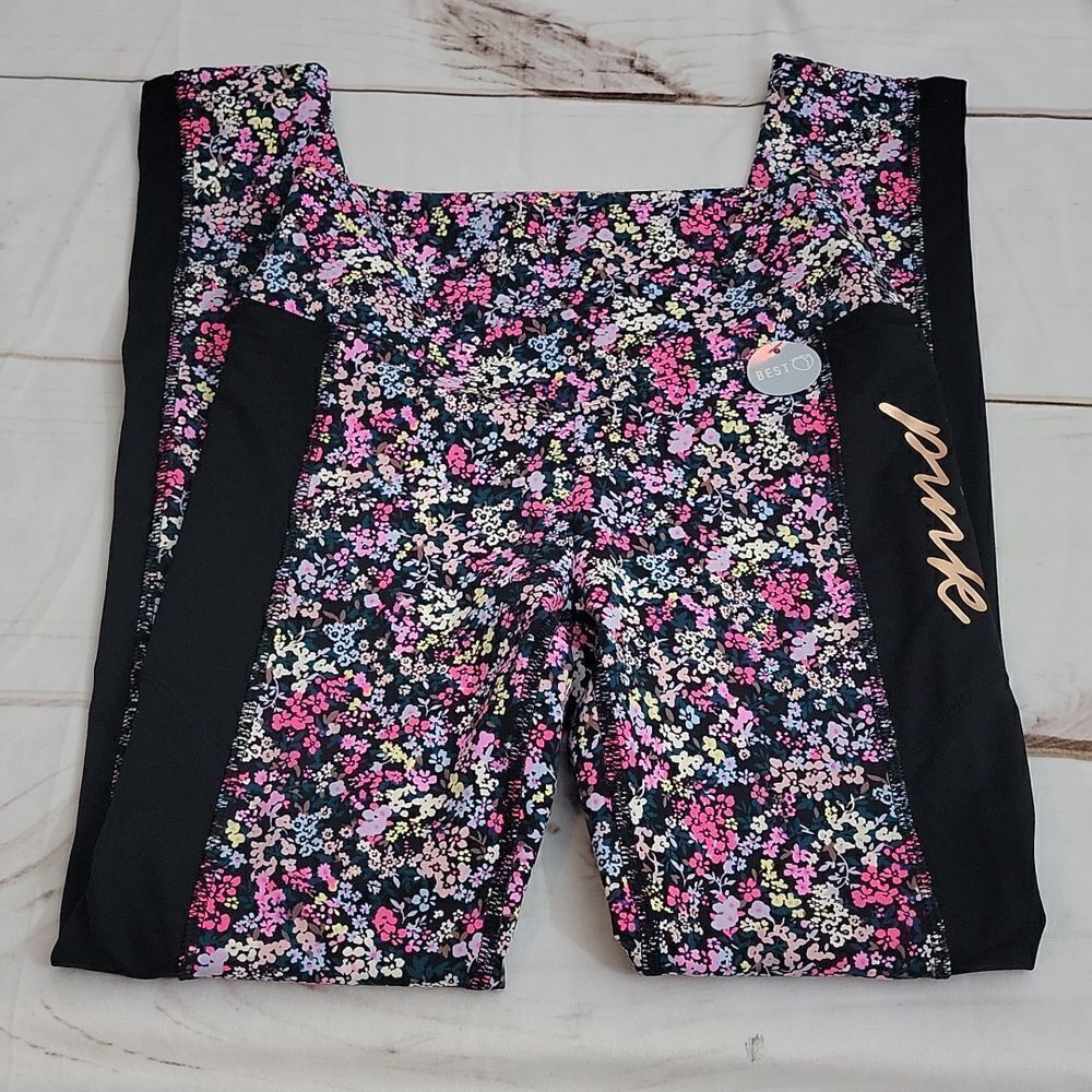 pink by Victoria's Secret Ultimate Athletic Leggings Beautiful Bright Floral
